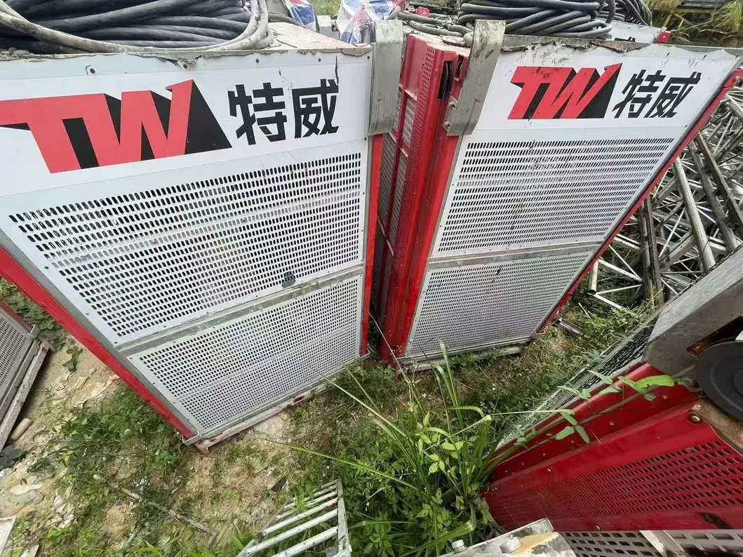Low Noise and Emissions Heavy Equipment Cranes Tewei Construction Hoist for Large Projects