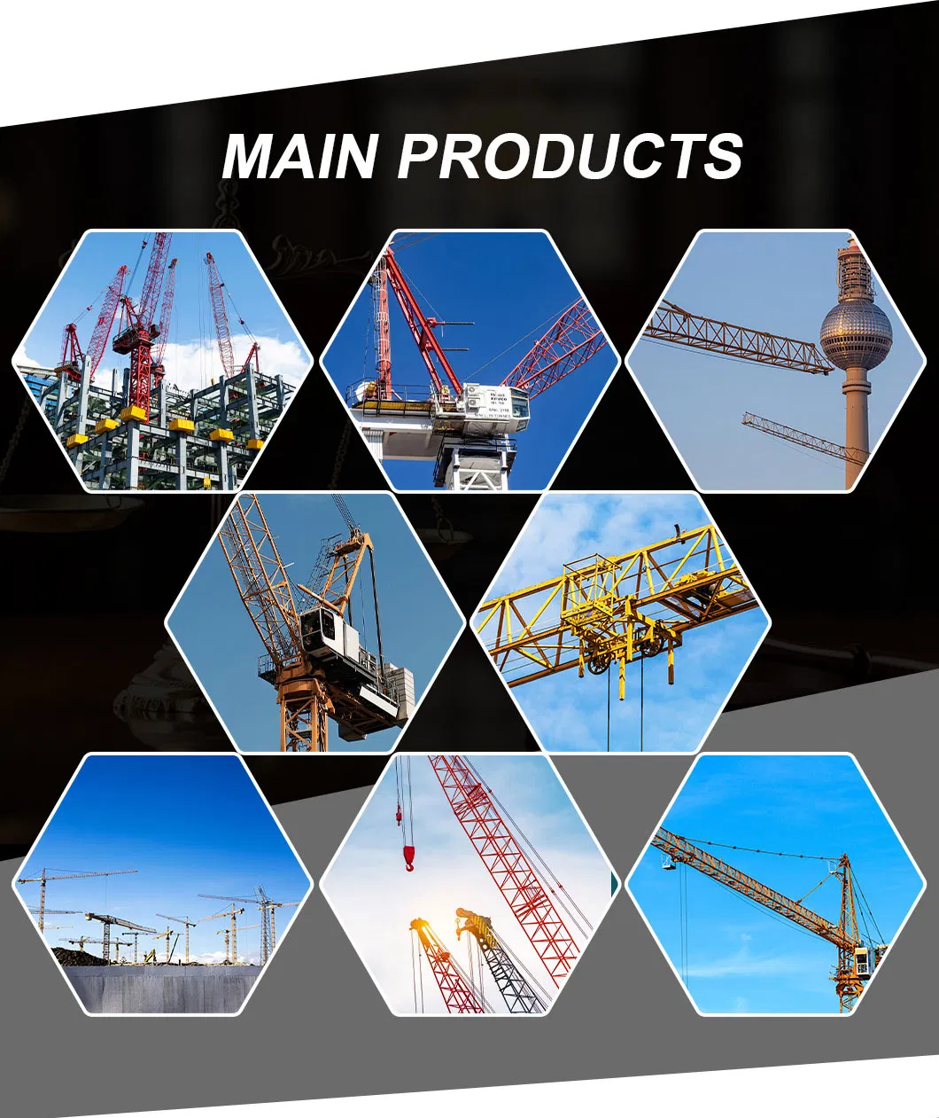 Electric Drive System Second-Hand Tower Crane Zoomlion R335-20 with Low Energy Consumption