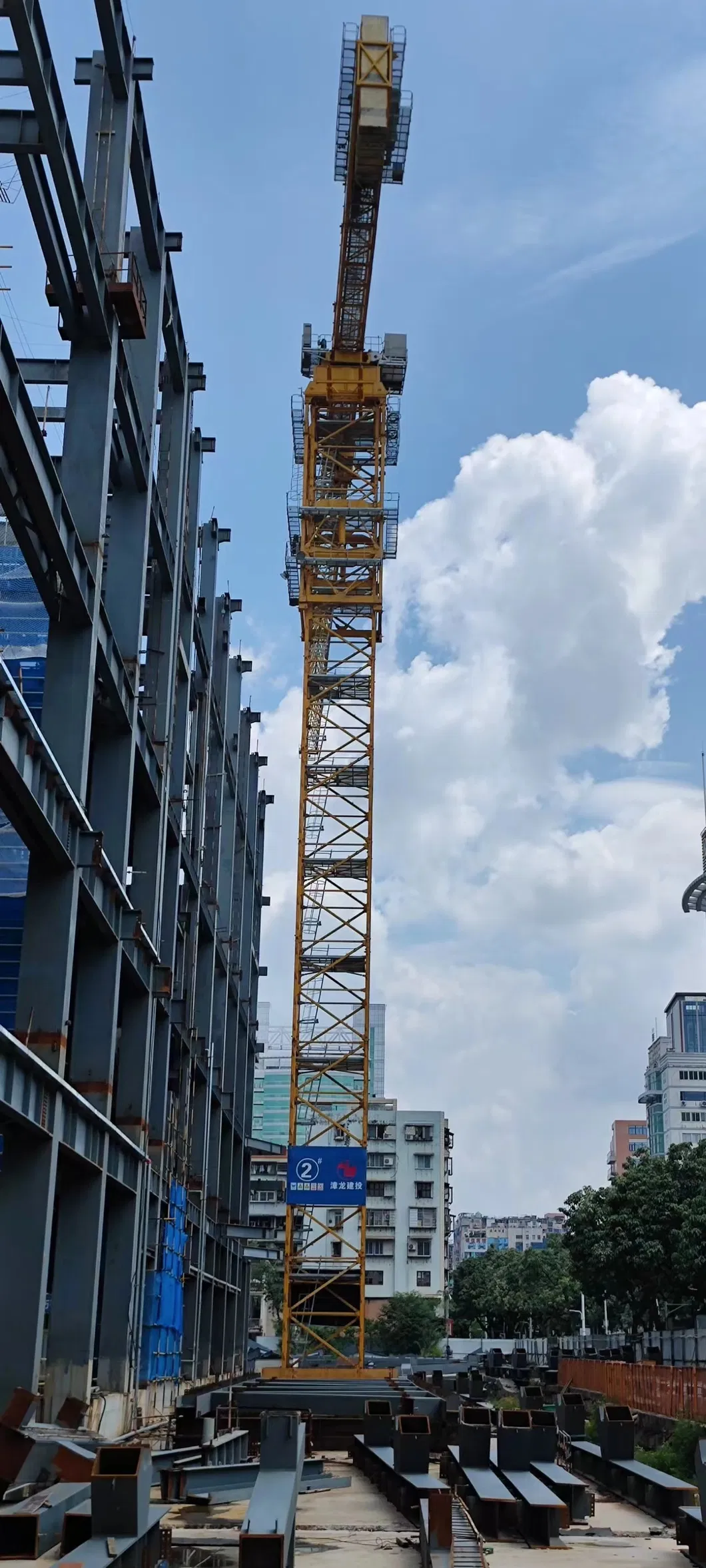 Mobile Lifting Tower 25t Lifting Cpacity Zoomlion D1200-64 Cranes for High-Rise Buildings