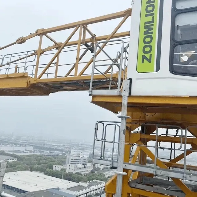 Safe Hoisting Device Zoomlion Wa7527-16D Electric Tower Crane with Torque Limiter and Anti-Drop Device