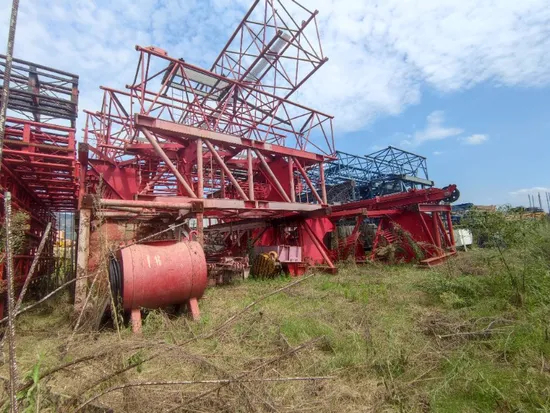 Cheap Price CE Certified 10ton 16ton 80m Durable Flattop Tower Crane 50m Arm Length
