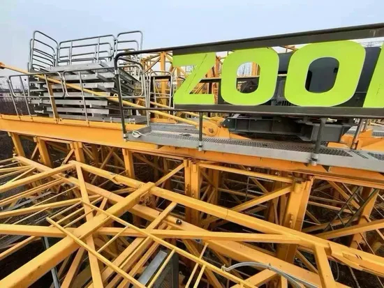 Excellent Operational Performance Zoomlion 6012 Used Tower Crane with Intelligent Working Control