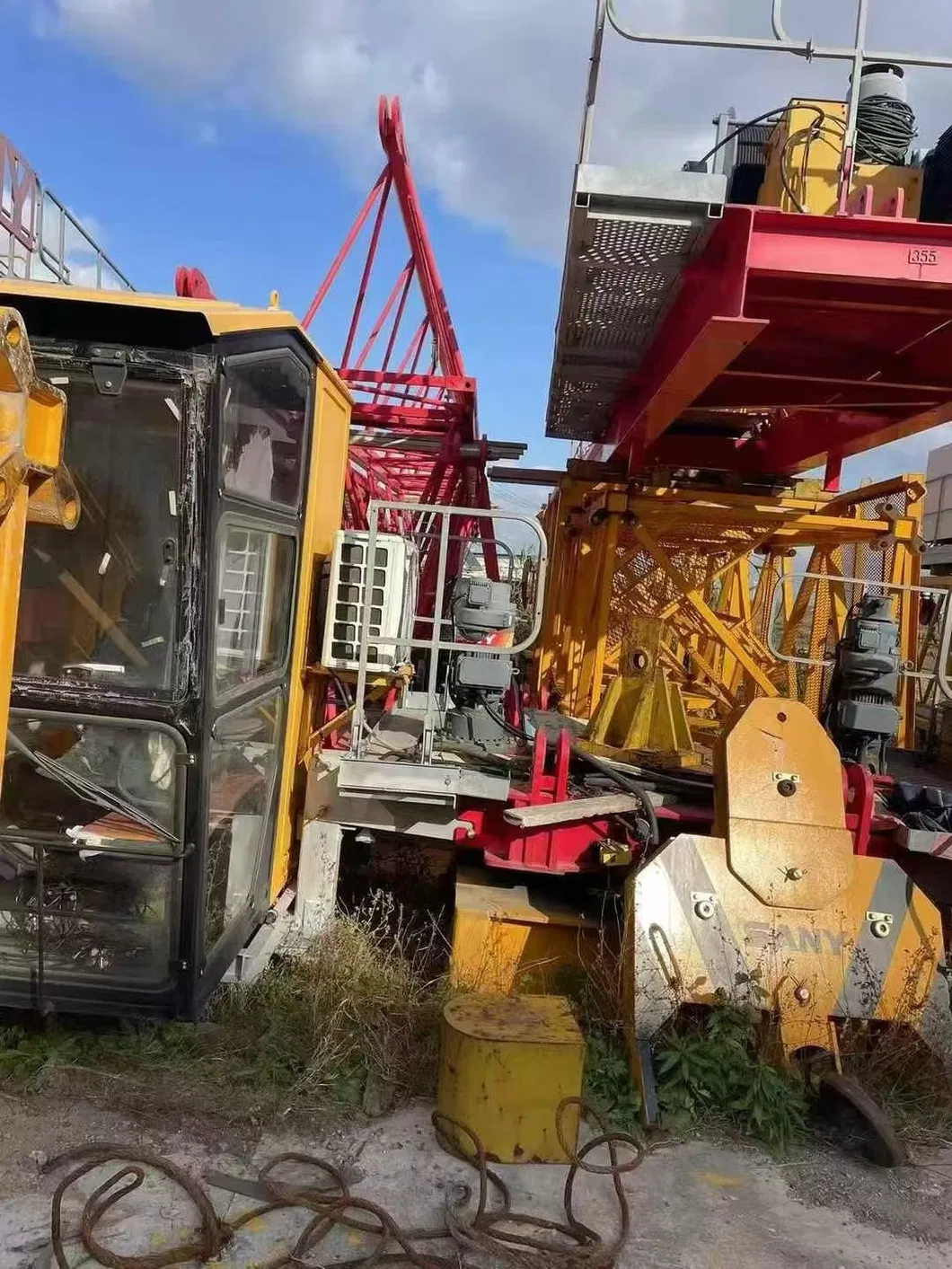 Advanced Control System 6518-10 Tower Crane for High-Rise Buildings, Infrastructure Projects