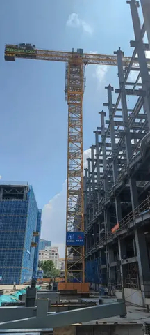 Mobile Lifting Tower 25t Lifting Cpacity Zoomlion D1200-64 Cranes for High-Rise Buildings
